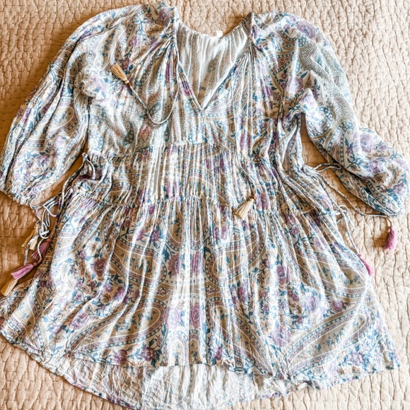 Spell Belladonna Floral Tunic Dress - Large - Picture 6 of 9